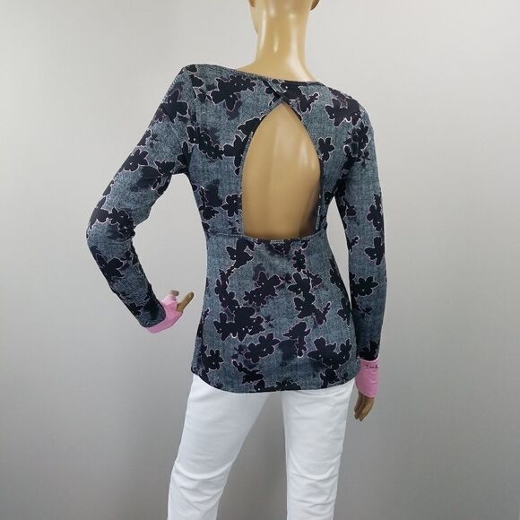 Jessica Simpson Warm Up Compression Top Sz M - Picture 3 of 6